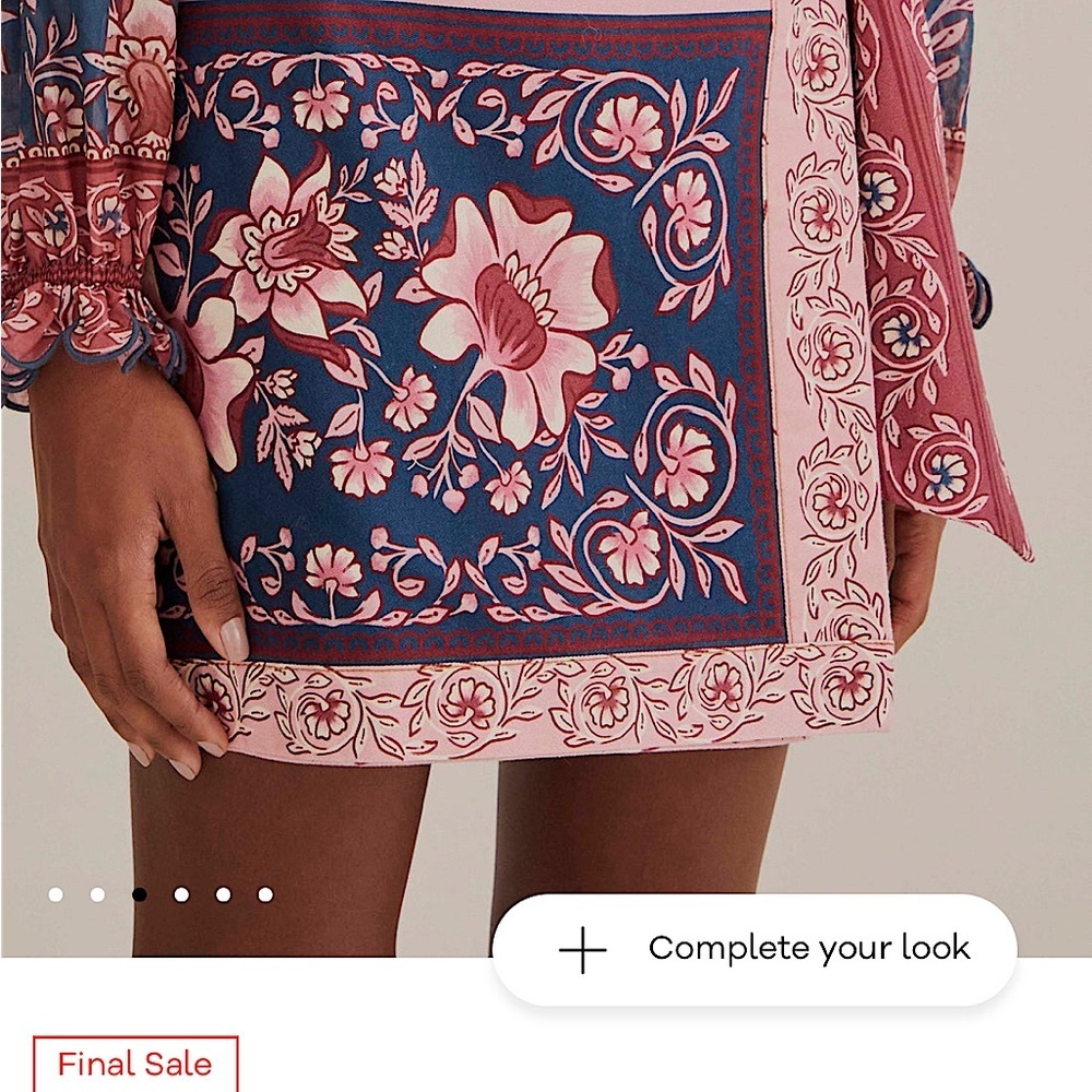 Farm Rio Anika overlap mini skirt Size 28